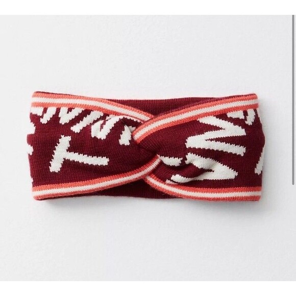 Free People Movement Twisted Text Ear Warmers One Sz FP Movement - Picture 2 of 2